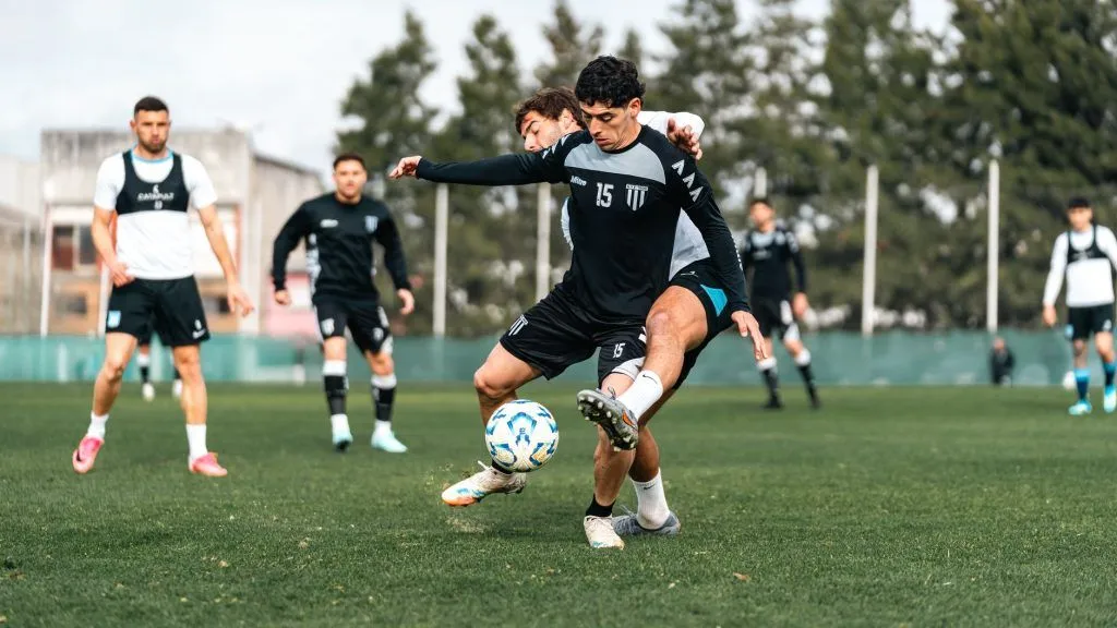 Illustrative stock photo: professional soccer training