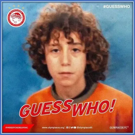 Kostas Tsimikas childhood photo