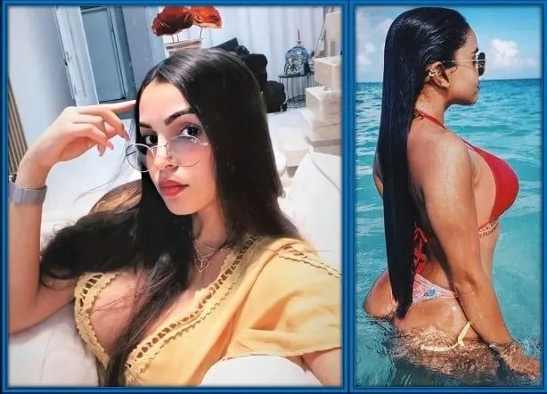 This is Estela Braga. She is Emerson Royal's current girlfriend and wife to be.