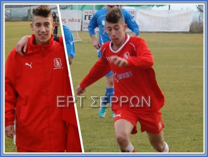 The defender's youth career