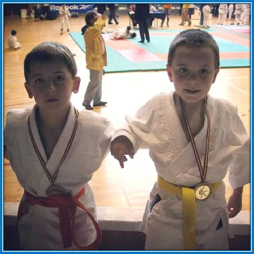 Mikel Oyarzabal is a versatile kid - who aides from football, participated in Taekwondo.
