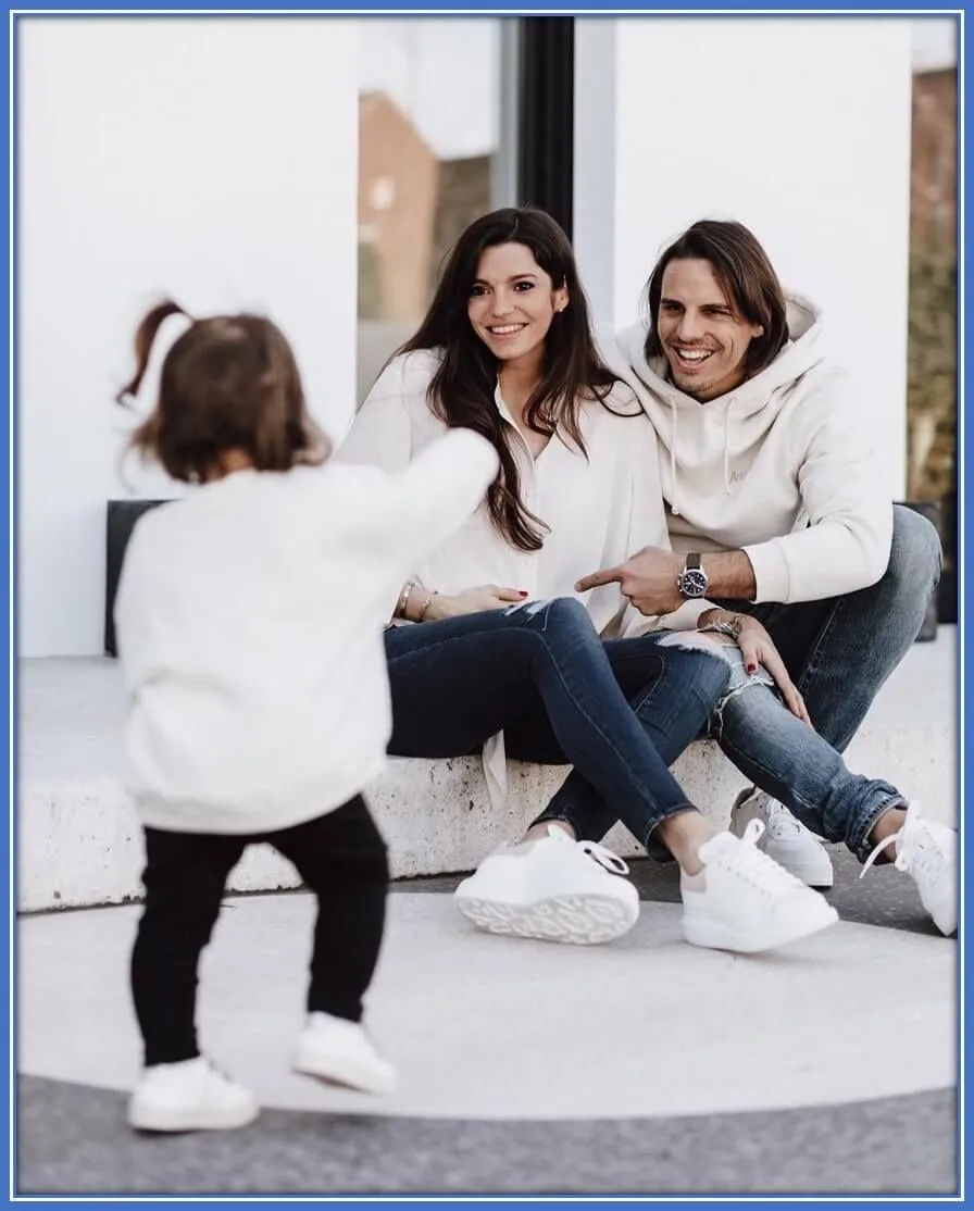 The athlete's family
