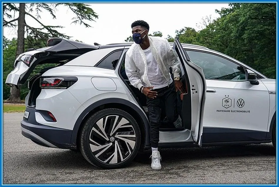 Aurelien Tchouameni Car. Just the way he loves it.