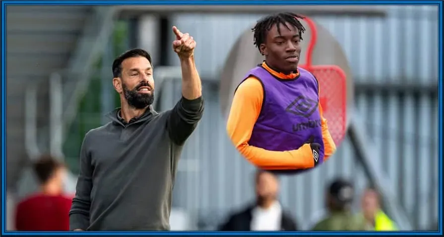 Ruud van Nistelrooy taught Noni Madueke the act of being deadly in front of goal.