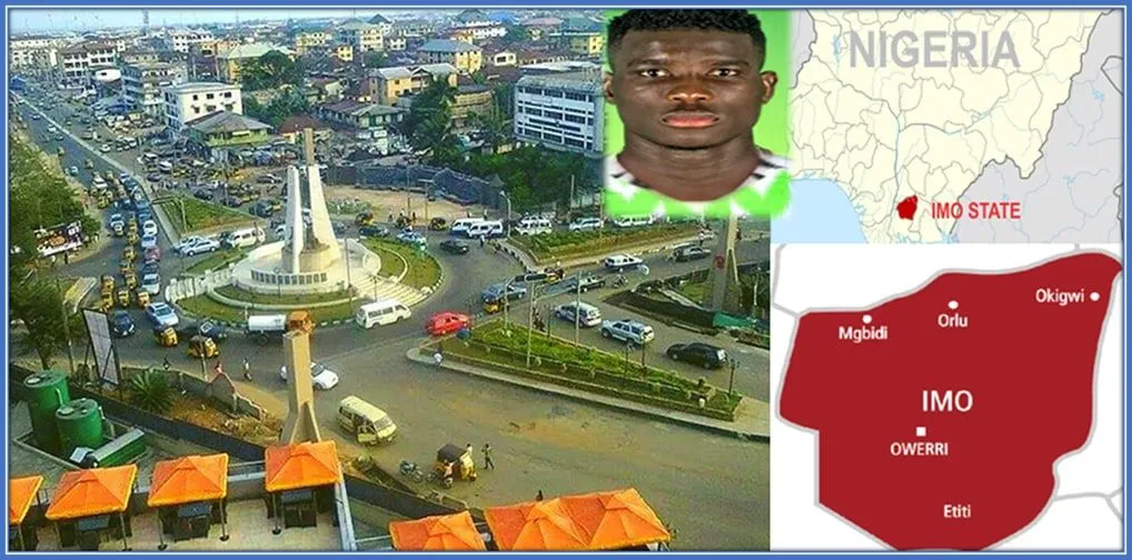 This map explains Paul Onuachu Family Origin. This is Owerri, his ancestral roots.