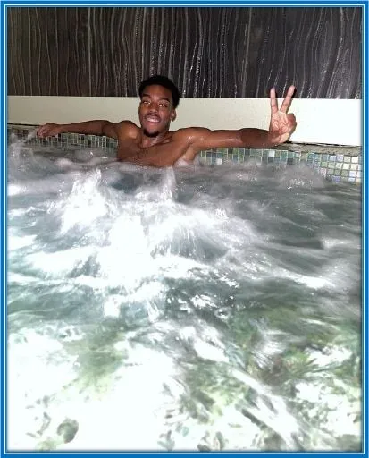 Life away from football is truly awesome for the Swede.