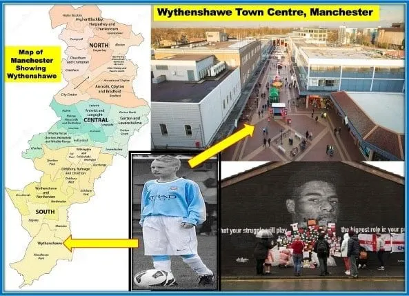 This image explains Cole Palmer's family Origin. He is from the same town as Tyson Fury and Marcus Rashford.