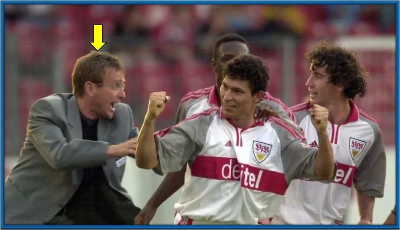 This is the Professor - In his Early Days as Coach.