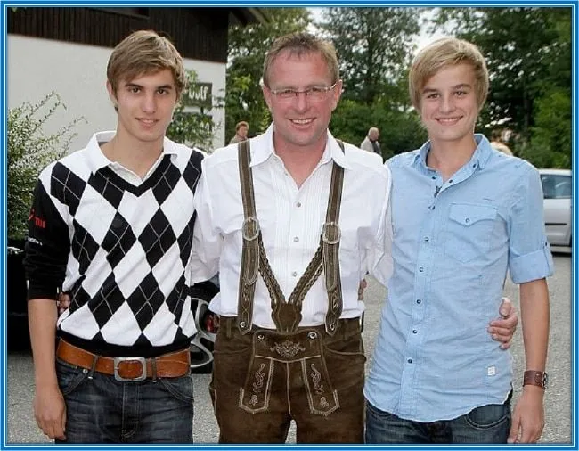 Meet Ralf Rangnick's Children - David and Kevin.