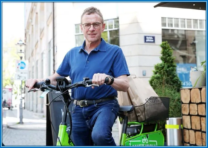 If he isn't driving a Vespa, then it moves on his Bike. The Professor is a Simple and Down-to-Earth.