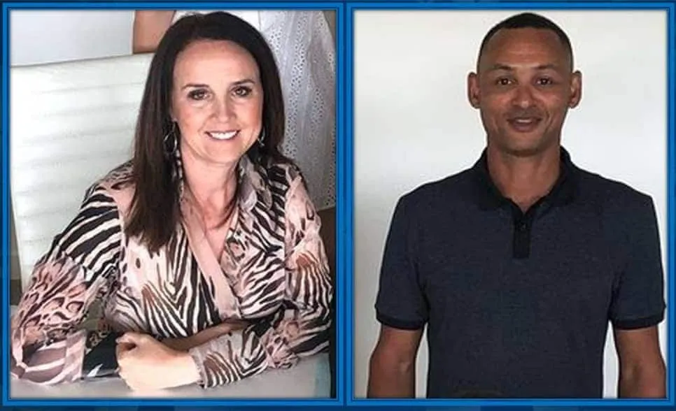 Cole Palmer's Parents - his beautiful Mother (Janet) and good-looking Father.