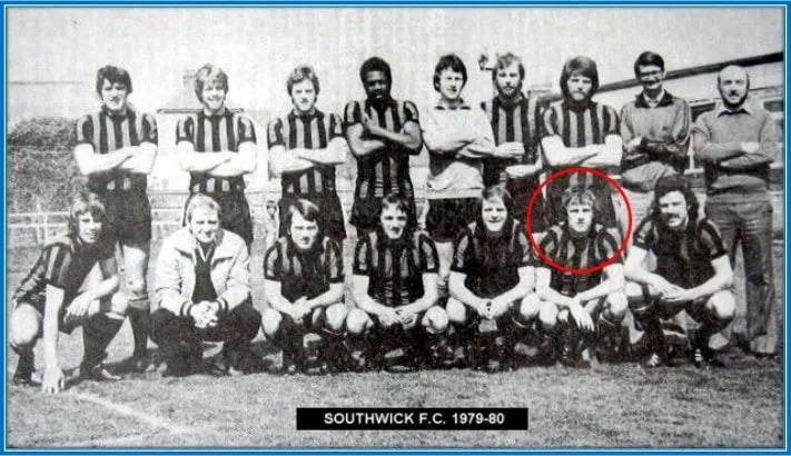 Behold, Ralf Rangnick's Early Years as a Footballer at Southwick FC.