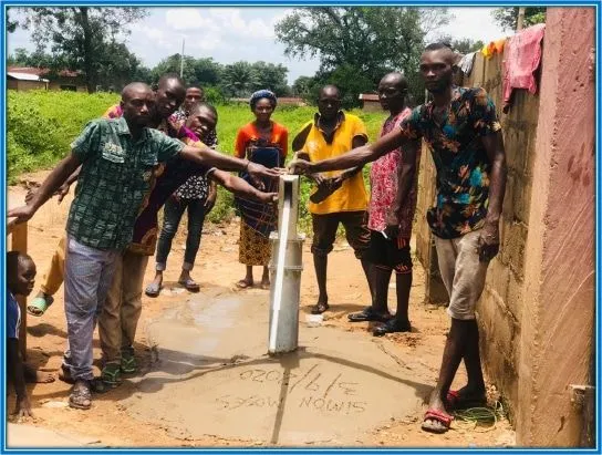Moses Simon's village people are grateful for his contribution to their development.
