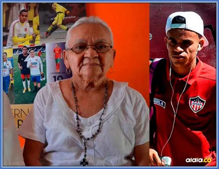 This is Rosaura Jim&eacute;nez, Luis Diaz's grandmother, before her death. Luis always cared for her when she was alive.