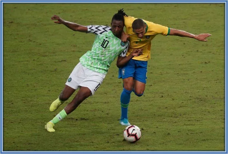 The midfielder's international career