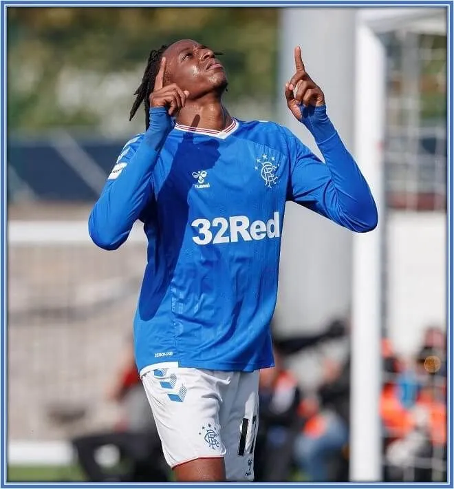 The midfielder's religion