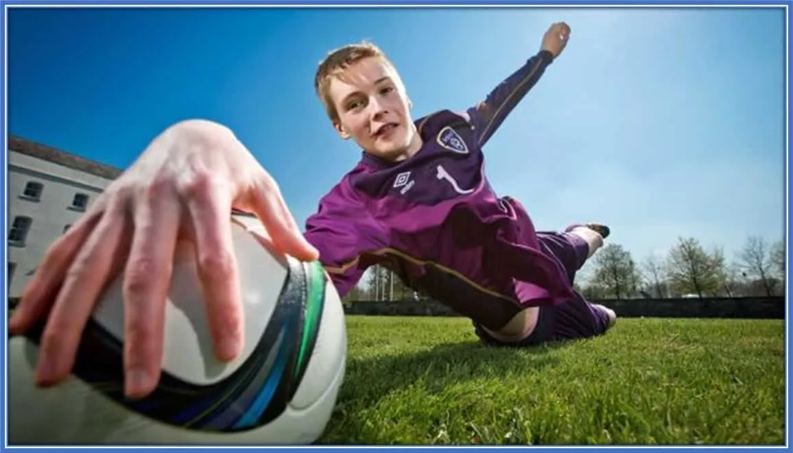 Caoimhín Kelleher, a master of saves.
