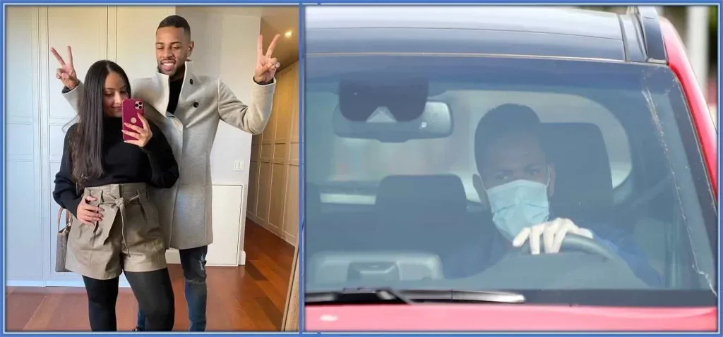 A glimpse of the interior design of his house and his car.
