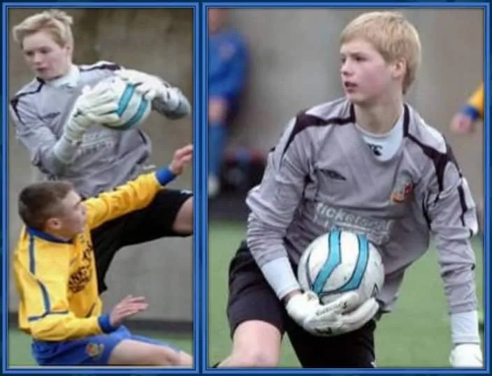 The latest Goalkeeper in town shows his calm.
