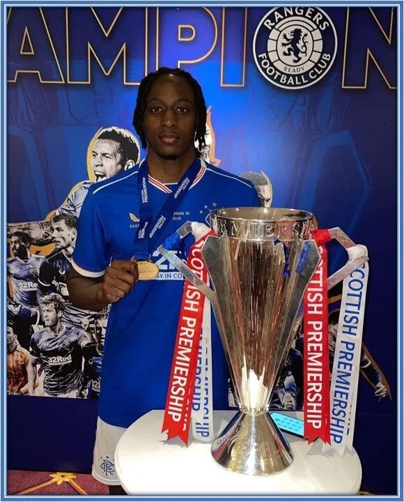 The midfielder's success story