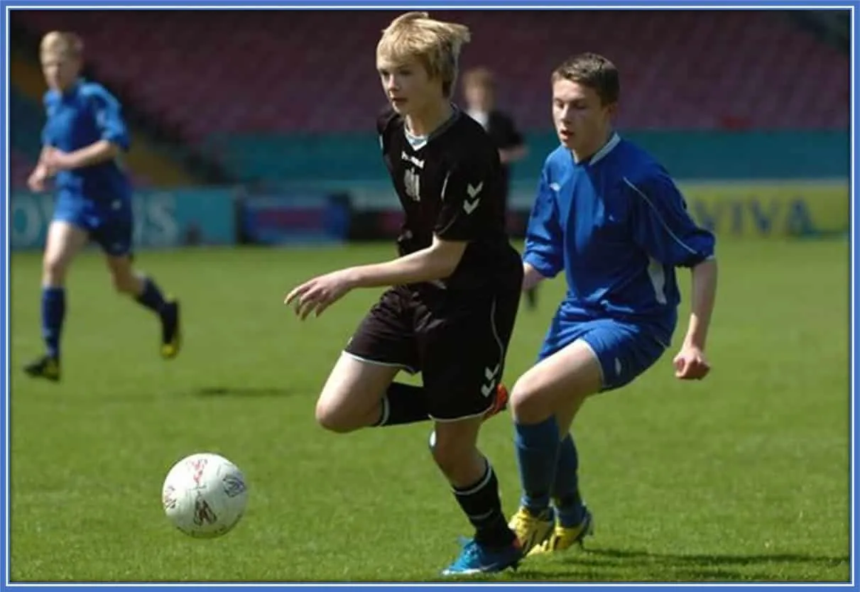 Behold the striker who played like Mohamed Salah in his Early Years.