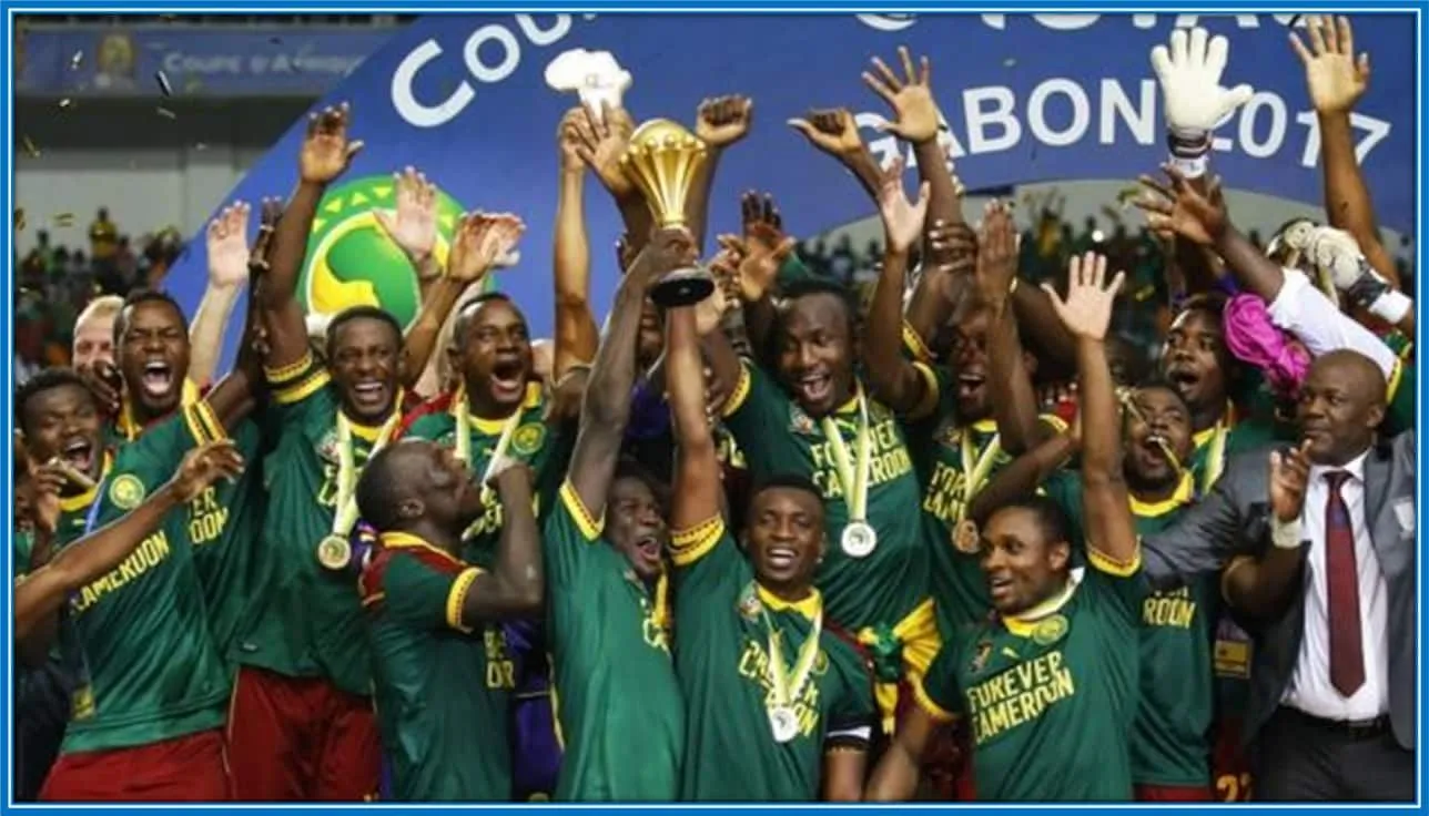 Karl Toko Ekambi ha aiutato il Camerun a vincere la Coppa d'Africa 2017.