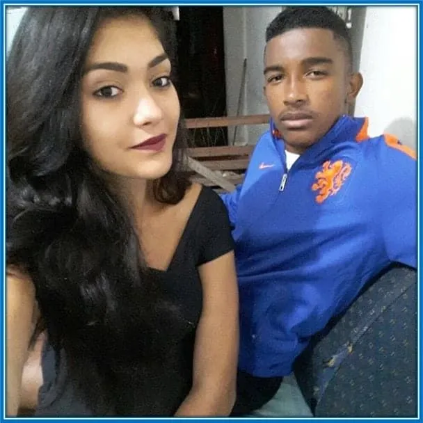 The footballer and his girlfriend (Déborah Claudino) took a photo after his return from the competition in Europe. Bremer later got married to Deborah.