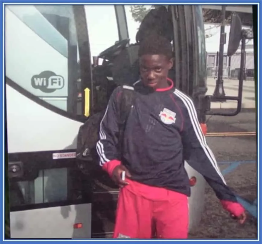 Early career years with New York Red Bulls.