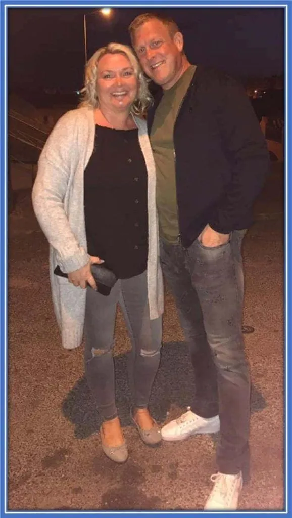 Donna and Paul are super proud of what their son has become in football.