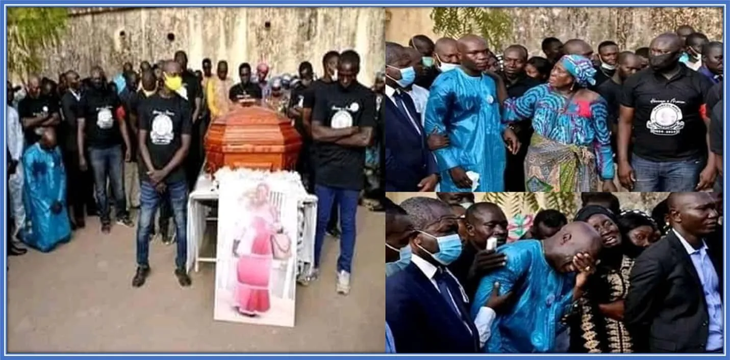 It's a very painful Christmas for Vincent Aboubakar, having lost his Mum on the 25th of December, 2020. The Striker was inconsolable at his Mum's funeral.