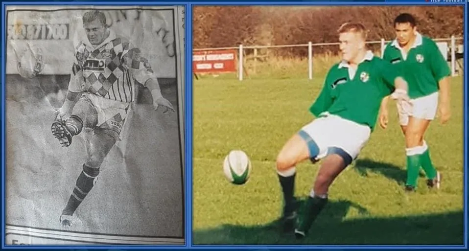 This is Jarrad Branthwaite's Dad (Paul) during his rugby playing days.