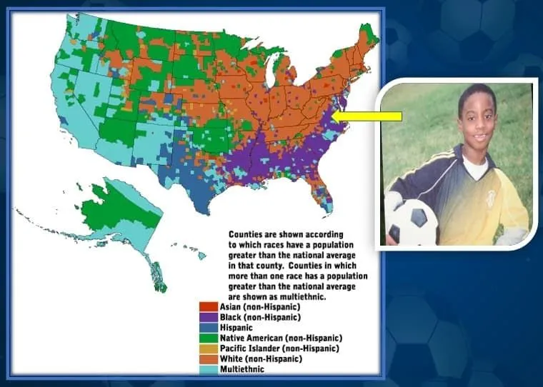 This map gallery explains Tim Weah's Ethnicity.