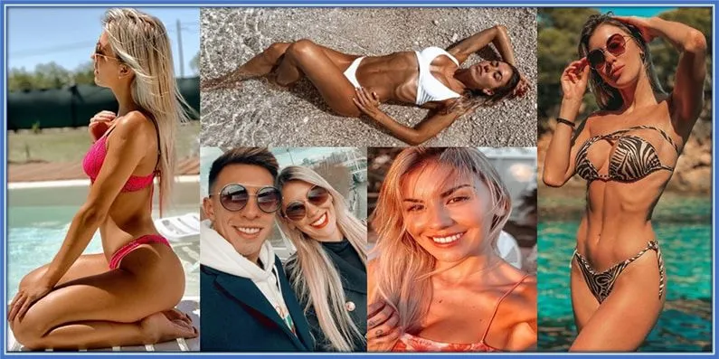 This is Lisandro Martinez's Girlfriend, in her beauty glory.