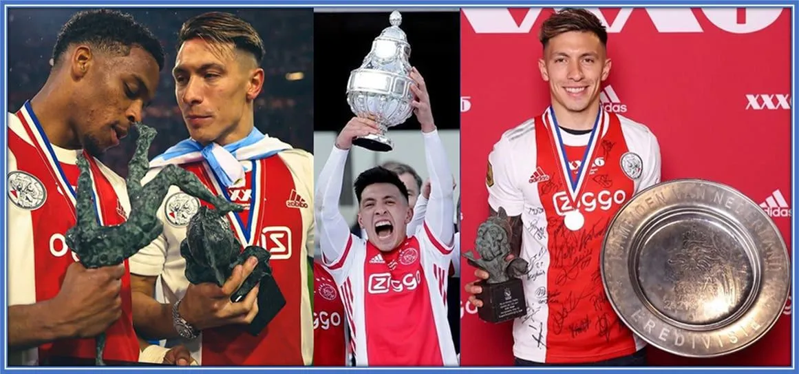 The Argentine enjoyed a meteoric rise with Ajax, under the command of Erik ten Hag.