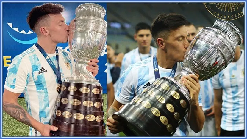 Winning the 2021 COPA America trophy was one of his most significant career achievements.