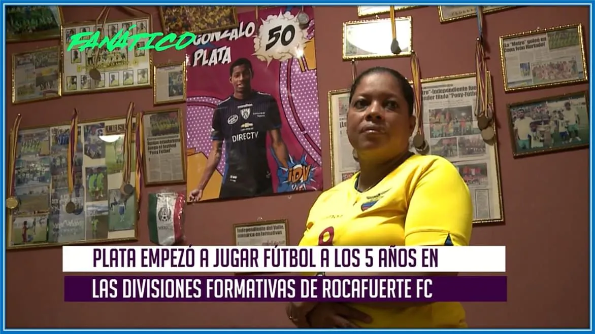Did you know?... More than 25 items of gold, silver and bronze medals for Gonzalo hangs on this wall.