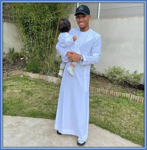 This is Bouba, a devout Muslim, during the Aid Mabrouk celebration of May 13, 2021.