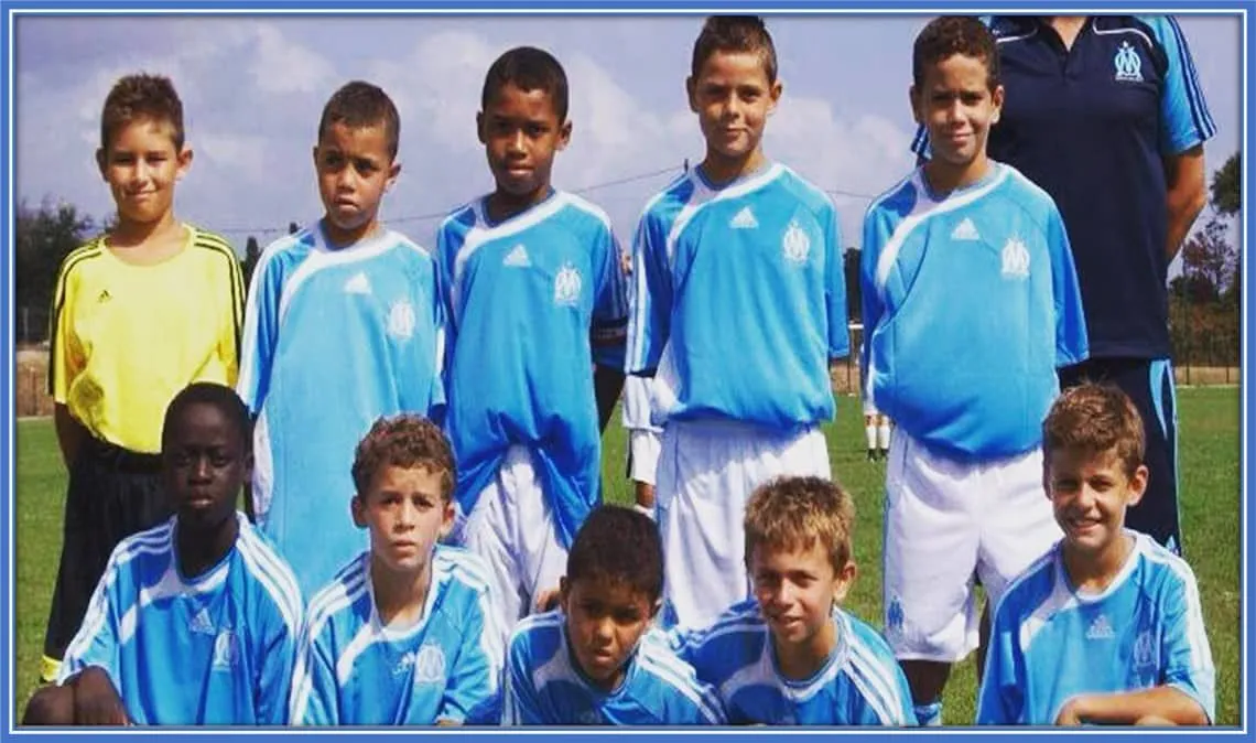 The youngster progressed through Marseille's academy as one of the smallest in his age group.