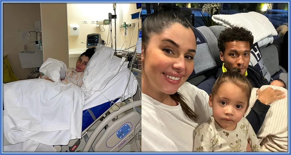 Coralie Porrovecchio and Bouba became parents of their second son (Kingsley) in January 2022.