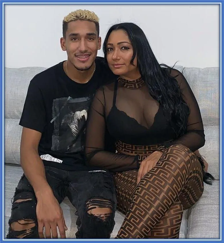 Jesus Ferreira's Mother had him when she was in her early 20s. Mandy is still young and beautiful.