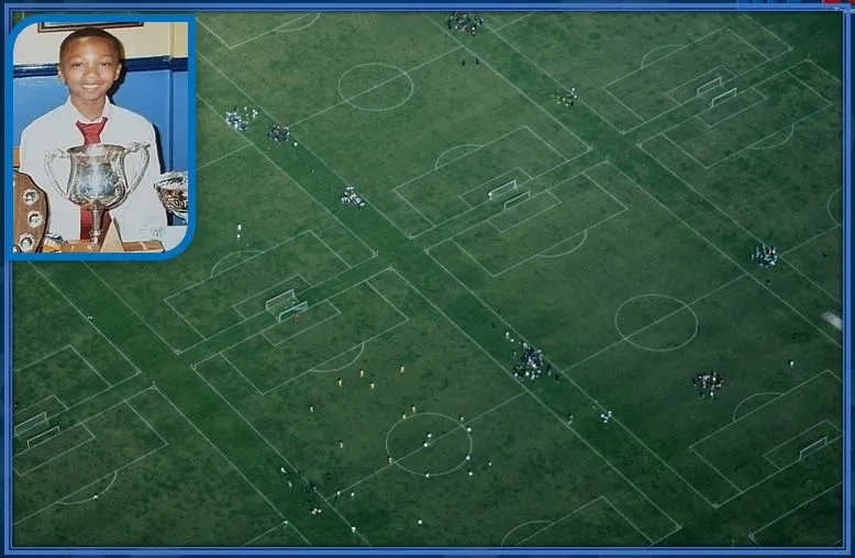 Young Jaidon Anthony grew up around the Hackney Marshes, which shaped the careers of many top footballers.