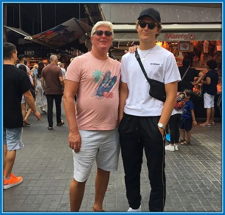 Per Wind and his son Jonas share an excellent father-son relationship.