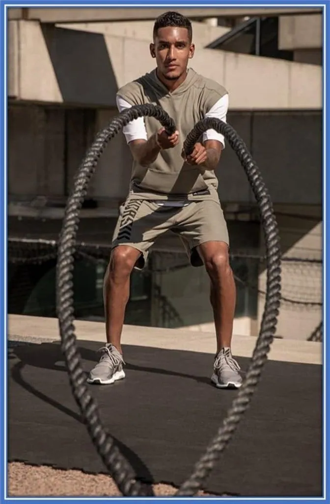 This is one of the secrets to the Forward's muscle-building.