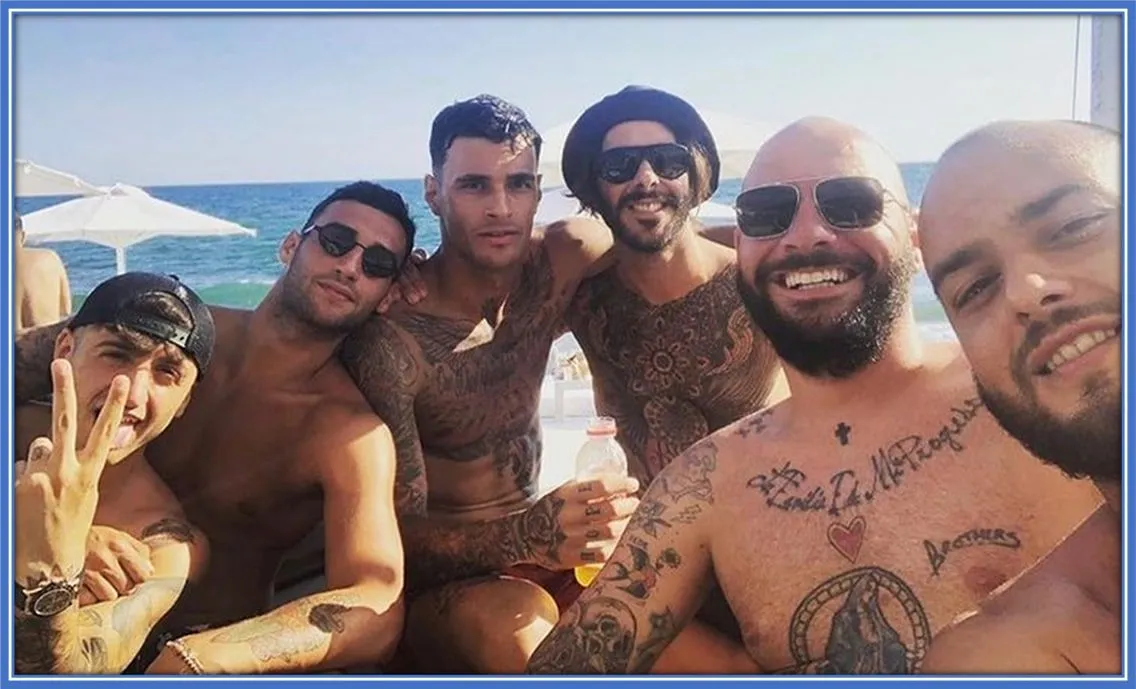 They are birds of the same feather with one thing in common - TATTOOS.