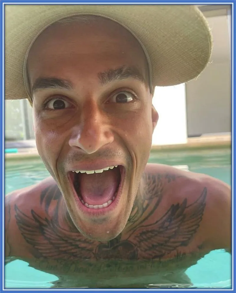 Away from what he does on the pitch, the Italian Big Man has an exciting personality.