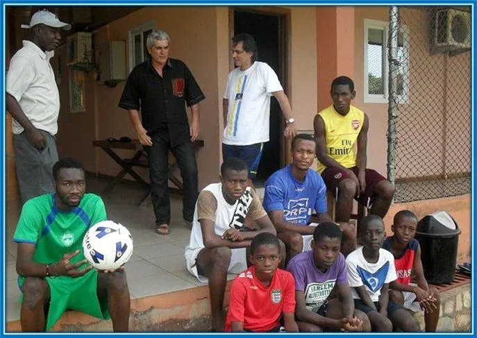 A view of the Jean-Marc Guillou Academy office, whose responsibility was to train Cheick Doucour&eacute; and other young footballers.