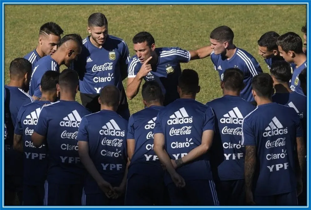 Scaloni was closest to the players from day one, as they vowed to fight for him.