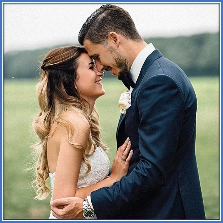 In May 2016, Laura Friese and Mathew Leckie became one.