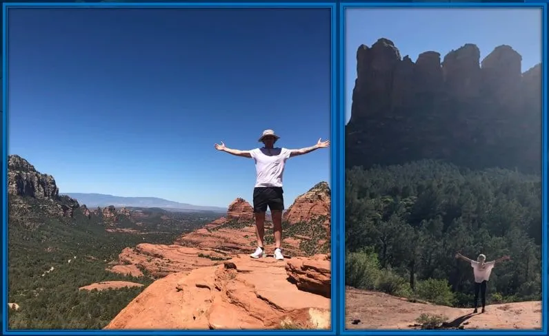 Kirsten and Josh love to visit Sedona, the Arizona desert town.