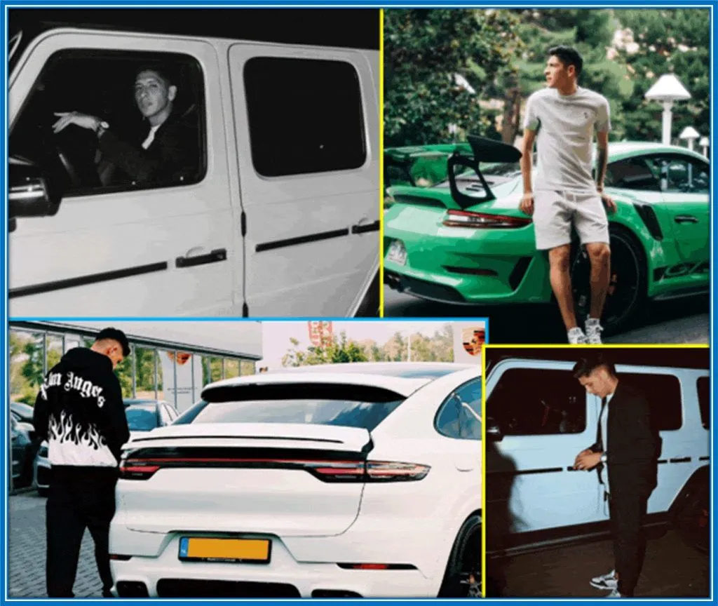 Edson Álvarez has a juicy car collection and prefers his pair of wheels to be sporty.